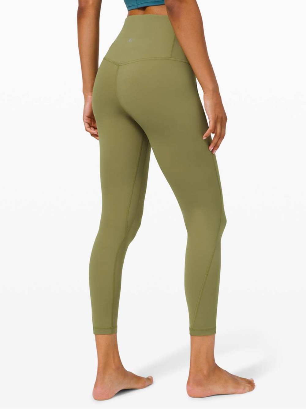 Lululemon Unlimit High-Rise Tight 25" Nulu Bronze Green Size 2 Leggings Women